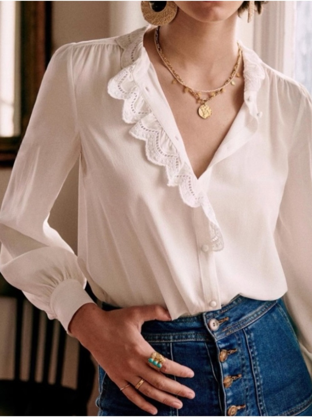 Sézane Chlo shirt